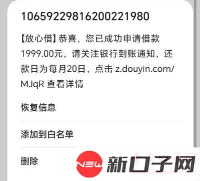 抖音放心借给了两千额度，直接申请下款了，我信用报告半年查询上百个，今天申请抖音...